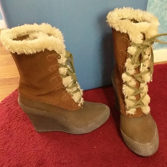 Muk Luks Shoes - Ccilu Wedge Winter boots